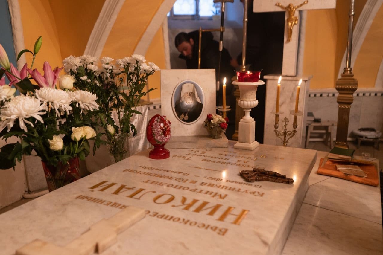 панихида на могиле Николая Ярушевича 2020